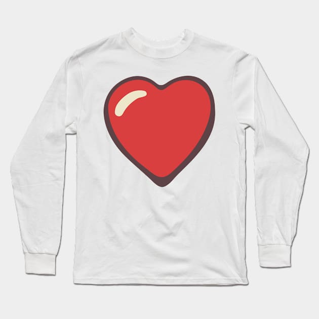 Heart - Love Long Sleeve T-Shirt by LunaticStreetwear